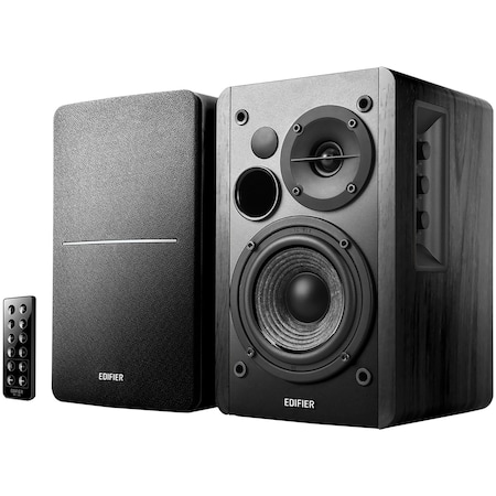 Edifier R1280DB 42-Watt-RMS Amplified Bluetooth Bookshelf Speaker System (Black Finish) 4003059